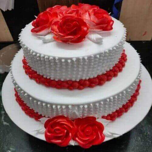 Engagement or Wedding 2 step Cake