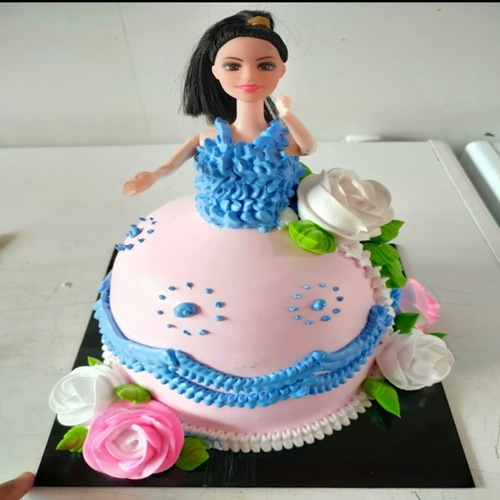 Rose sales doll cake